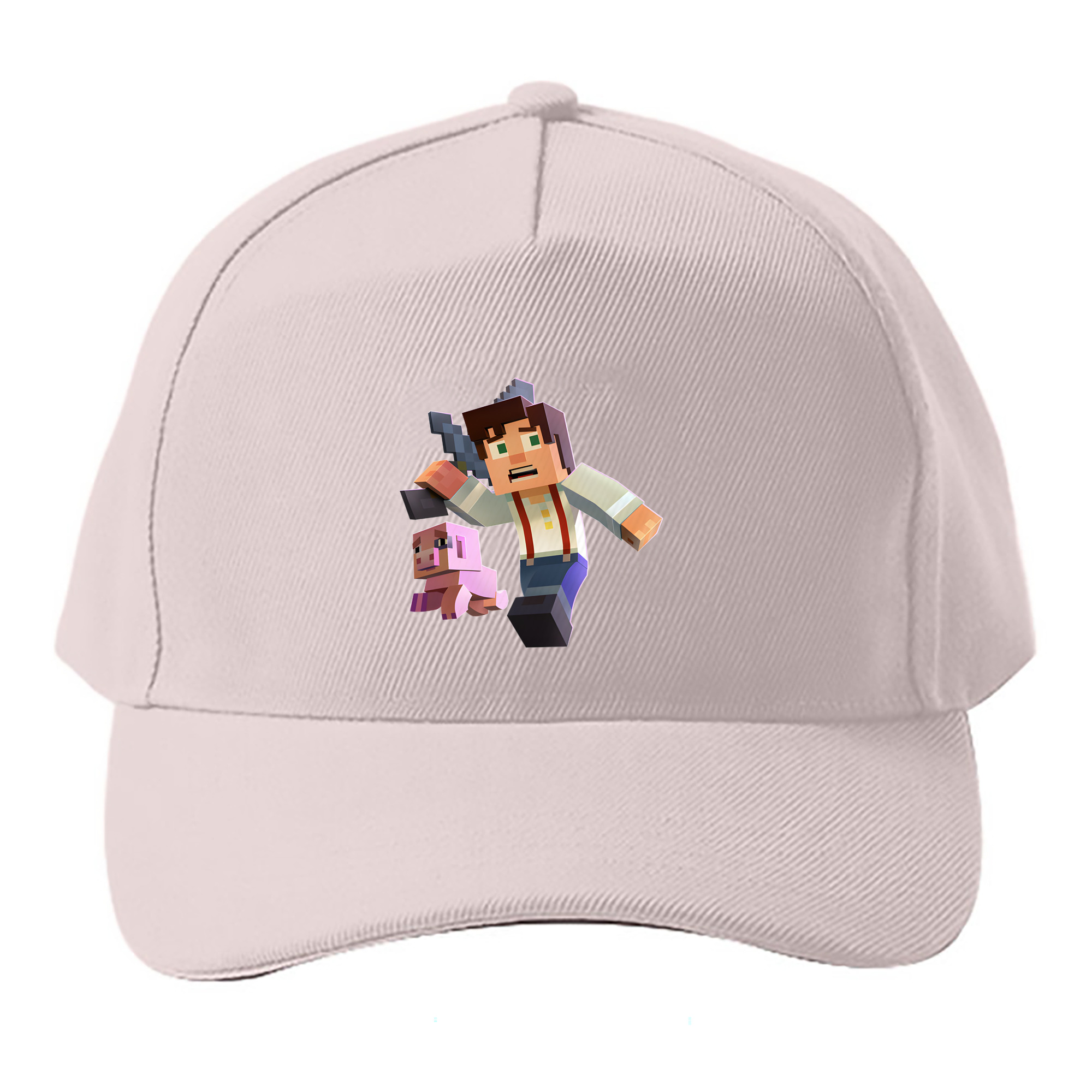 （画像用） マインクラフト ブロックの世界 Minecraft MC Block world ベースボールキャップ 綿100％ 男女兼用 帽子 スポーツ